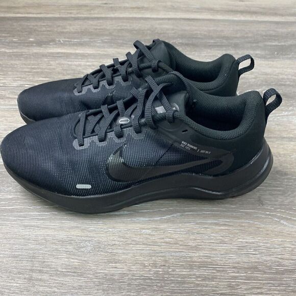 Size 8.5 - Nike Downshifter 12 Black Particle Gray 2022 DD9293-002 - Picture 2 of 10